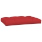 vidaXL Cojines para palets 3 unidades tela rojo