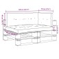 vidaXL Cojines para palets 3 unidades tela rojo