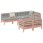 vidaXL Set de sofás jardín 8 pzas con cojines madera de abeto Douglas vidaXL Set de sofás jardín 8 pzas con cojines madera de abeto Douglas