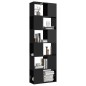 vidaXL Estantería/divisor de espacios negro brillo 60x24x186 cm vidaXL Estantería/divisor de espacios negro brillo 60x24x186 cm
