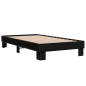 vidaXL Estructura de cama madera de ingeniería y metal negro 90x200 cm