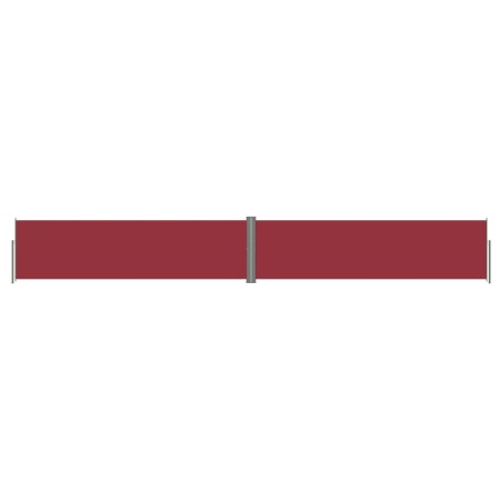 vidaXL Toldo lateral retráctil rojo 140x1000 cm