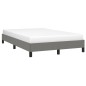 vidaXL Estructura de cama tela gris oscuro 120x190 cm vidaXL Estructura de cama tela gris oscuro 120x190 cm