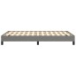 vidaXL Estructura de cama tela gris oscuro 120x190 cm vidaXL Estructura de cama tela gris oscuro 120x190 cm