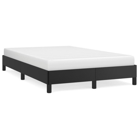 vidaXL Estructura de cama cuero sintético negro 120x190 cm