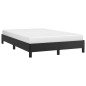 vidaXL Estructura de cama cuero sintético negro 120x190 cm vidaXL Estructura de cama cuero sintético negro 120x190 cm