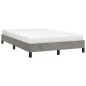 vidaXL Estructura de cama terciopelo gris claro 120x190 cm vidaXL Estructura de cama terciopelo gris claro 120x190 cm