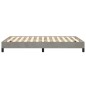 vidaXL Estructura de cama terciopelo gris claro 120x190 cm vidaXL Estructura de cama terciopelo gris claro 120x190 cm