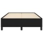 vidaXL Estructura de cama tela negro 120x190 cm vidaXL Estructura de cama tela negro 120x190 cm
