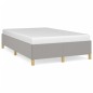 vidaXL Estructura de cama tela gris claro 120x190 cm vidaXL Estructura de cama tela gris claro 120x190 cm