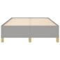 vidaXL Estructura de cama tela gris claro 120x190 cm vidaXL Estructura de cama tela gris claro 120x190 cm