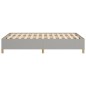 vidaXL Estructura de cama tela gris claro 120x190 cm vidaXL Estructura de cama tela gris claro 120x190 cm