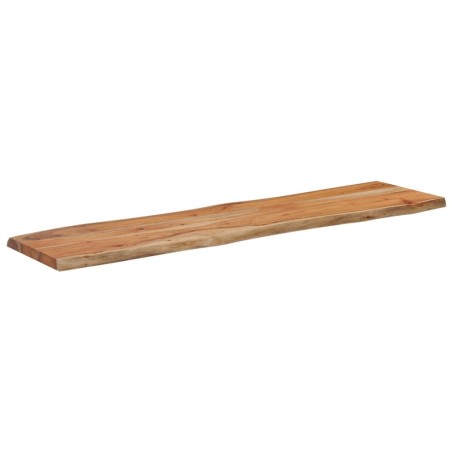 vidaXL Tablero rectangular madera de acacia borde vivo 160x40x2,5 cm
