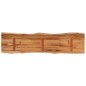 vidaXL Tablero rectangular madera de acacia borde vivo 160x40x2,5 cm vidaXL Tablero rectangular madera de acacia borde vivo 160x40x2,5 cm