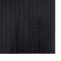 vidaXL Alfombra rectangular bambú negro 60x400 cm vidaXL Alfombra rectangular bambú negro 60x400 cm
