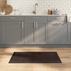 vidaXL Alfombra rectangular bambú marrón oscuro 60x100 cm