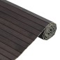 vidaXL Alfombra rectangular bambú marrón oscuro 60x100 cm vidaXL Alfombra rectangular bambú marrón oscuro 60x100 cm