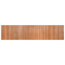 vidaXL Alfombra rectangular bambú color natural 70x300 cm