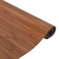 vidaXL Alfombra rectangular bambú marrón 70x400 cm vidaXL Alfombra rectangular bambú marrón 70x400 cm