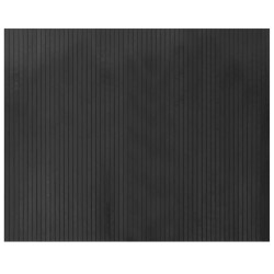 vidaXL Alfombra rectangular bambú gris 80x100 cm