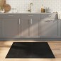 vidaXL Alfombra rectangular bambú negro 100x100 cm vidaXL Alfombra rectangular bambú negro 100x100 cm