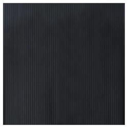 vidaXL Alfombra rectangular bambú negro 100x100 cm