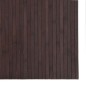 vidaXL Alfombra rectangular bambú marrón oscuro 80x200 cm vidaXL Alfombra rectangular bambú marrón oscuro 80x200 cm