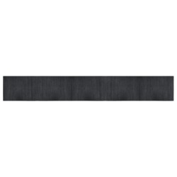 vidaXL Alfombra rectangular bambú gris 70x500 cm