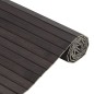 vidaXL Alfombra rectangular bambú marrón oscuro 100x100 cm vidaXL Alfombra rectangular bambú marrón oscuro 100x100 cm