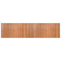 vidaXL Alfombra rectangular bambú color natural 100x400 cm