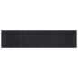 vidaXL Alfombra rectangular bambú negro 70x300 cm vidaXL Alfombra rectangular bambú negro 70x300 cm