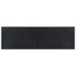 vidaXL Alfombra rectangular bambú negro 60x200 cm vidaXL Alfombra rectangular bambú negro 60x200 cm