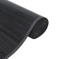 vidaXL Alfombra rectangular bambú gris 100x200 cm vidaXL Alfombra rectangular bambú gris 100x200 cm