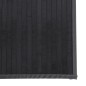 vidaXL Alfombra rectangular bambú gris 100x200 cm vidaXL Alfombra rectangular bambú gris 100x200 cm
