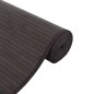 vidaXL Alfombra rectangular bambú marrón oscuro 70x300 cm vidaXL Alfombra rectangular bambú marrón oscuro 70x300 cm