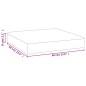 vidaXL Cojín para palés tela Oxford rosa 60x60x8 cm vidaXL Cojín para palés tela Oxford rosa 60x60x8 cm