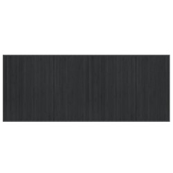 vidaXL Alfombra rectangular bambú gris 80x200 cm
