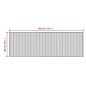 vidaXL Alfombra rectangular bambú gris 100x300 cm vidaXL Alfombra rectangular bambú gris 100x300 cm