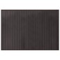 vidaXL Alfombra rectangular bambú marrón oscuro 70x100 cm vidaXL Alfombra rectangular bambú marrón oscuro 70x100 cm