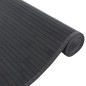 vidaXL Alfombra rectangular bambú negro 80x300 cm vidaXL Alfombra rectangular bambú negro 80x300 cm