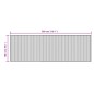 vidaXL Alfombra rectangular bambú marrón 100x300 cm