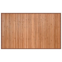 vidaXL Alfombra rectangular bambú color natural 60x100 cm