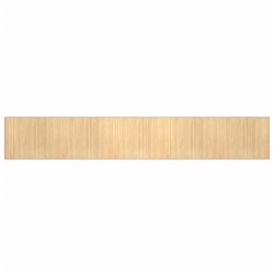 vidaXL Alfombra rectangular bambú color natural claro 80x500 cm