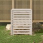 vidaXL Compostador de madera maciza de pino blanco 82,5x82,5x99,5 cm vidaXL Compostador de madera maciza de pino blanco 82,5x82,5x99,5 cm