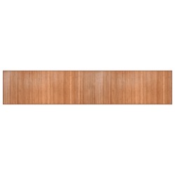 vidaXL Alfombra rectangular bambú color natural 80x400 cm
