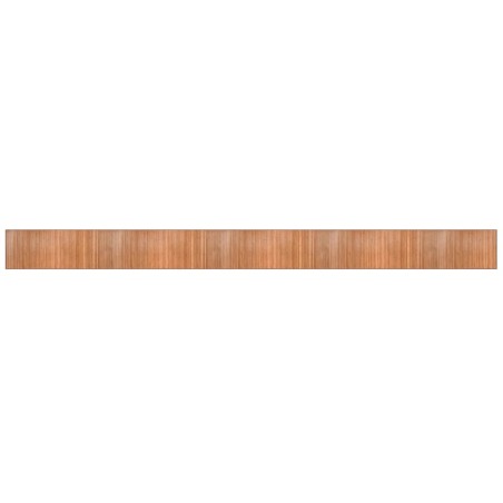 vidaXL Alfombra rectangular bambú color natural 100x1000 cm