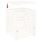 vidaXL Compostador de madera maciza de pino blanco 82,5x82,5x99,5 cm vidaXL Compostador de madera maciza de pino blanco 82,5x82,5x99,5 cm