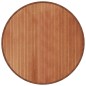 vidaXL Alfombra redonda bambú marrón 100 cm vidaXL Alfombra redonda bambú marrón 100 cm