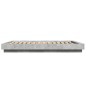 vidaXL Estructura cama con luces LED madera gris hormigón 140x190 cm vidaXL Estructura cama con luces LED madera gris hormigón 140x190 cm