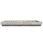 vidaXL Estructura cama con luces LED madera gris hormigón 140x200 cm vidaXL Estructura cama con luces LED madera gris hormigón 140x200 cm